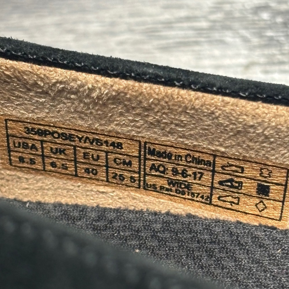 Vionic Perforated Posey Pointed Toe Leather Suede… - image 3